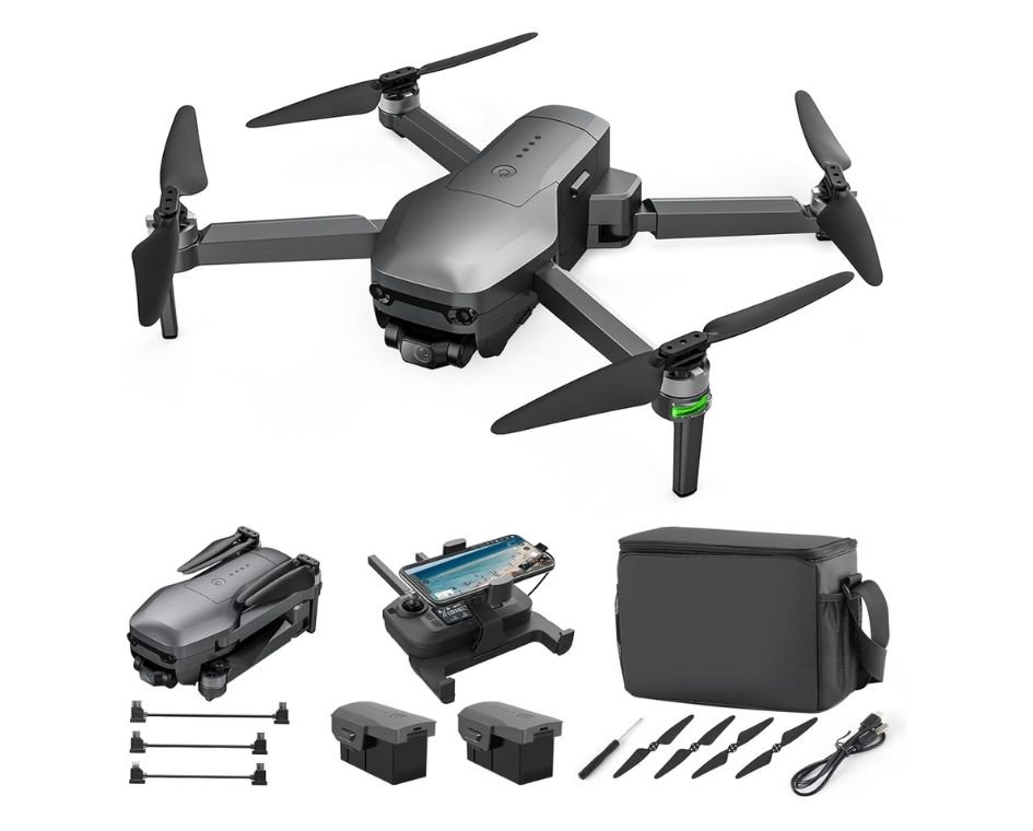 Drones with Camera for Adults 4K Compliance with FAA, 3-Axis Brushless Gimbal, Visual Obstacle Avoidance, Digital Transmission
